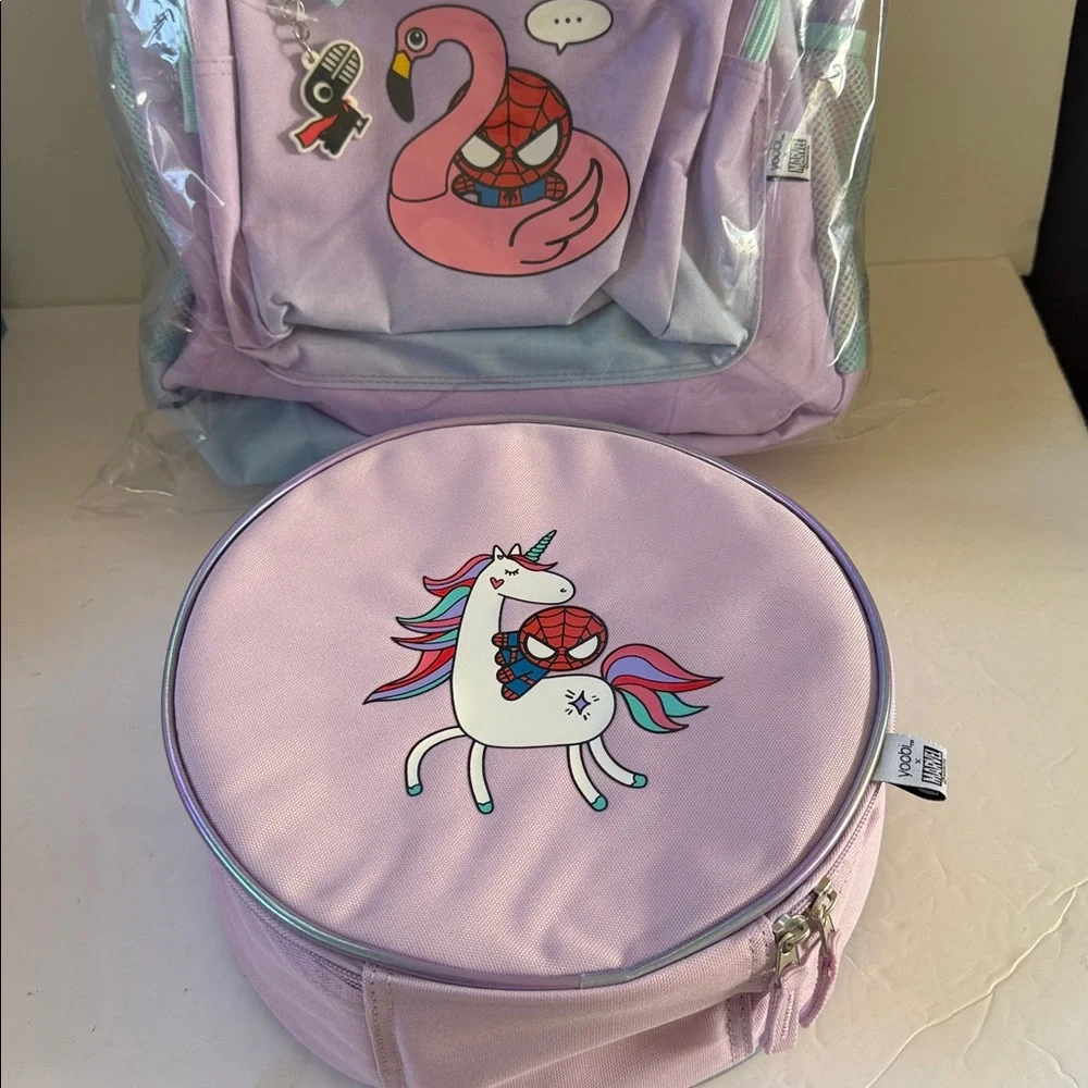 New Yoobi x Marvel Bagpack with Lunch Box